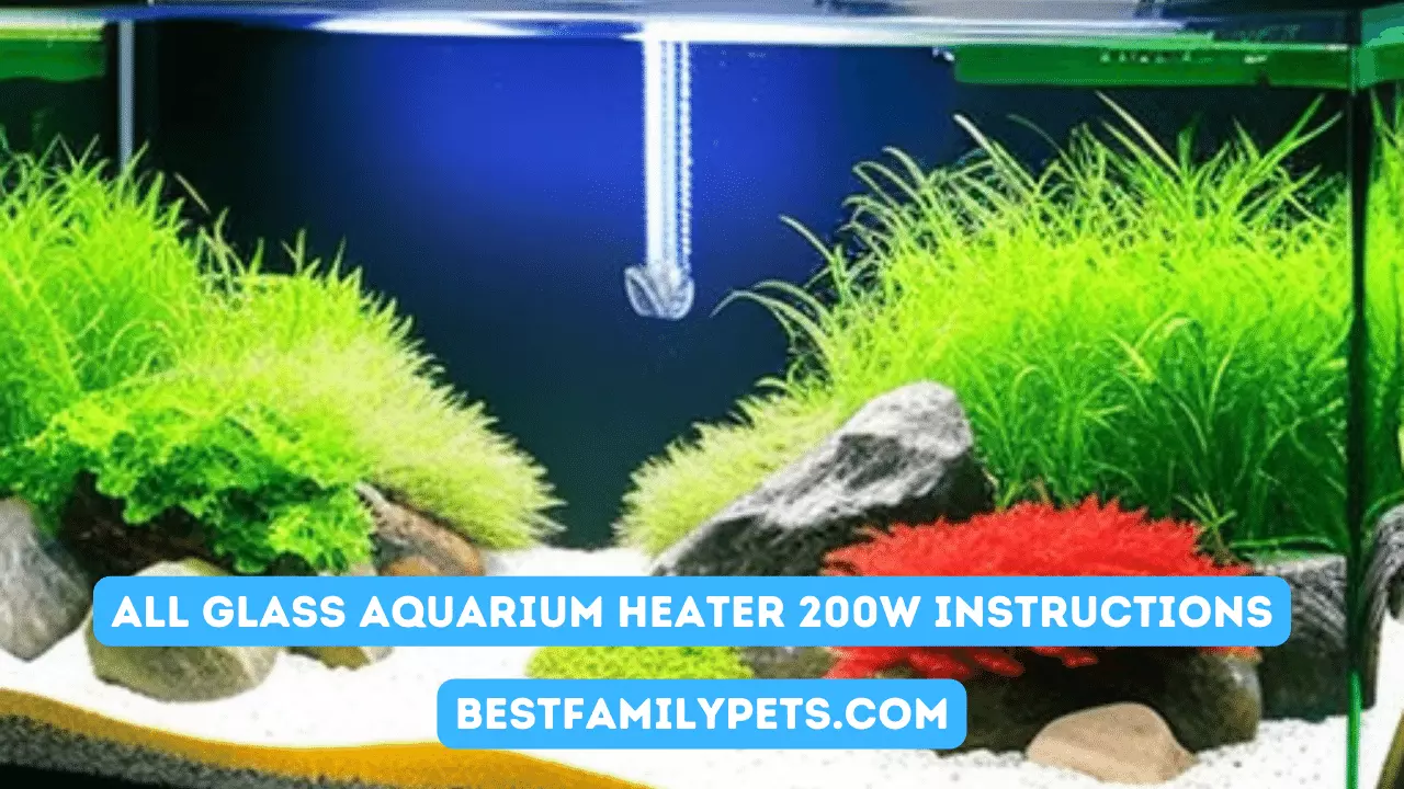 All Glass Aquarium Heater 200w Instructions