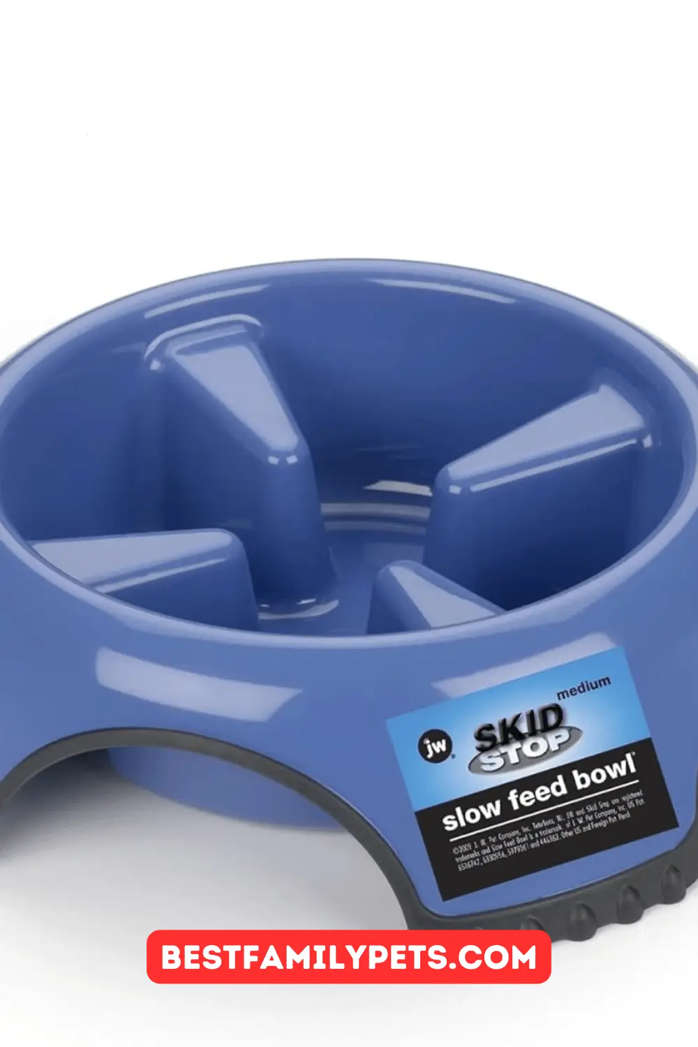 JW Pet Skid Stop Slow Feed Bowl