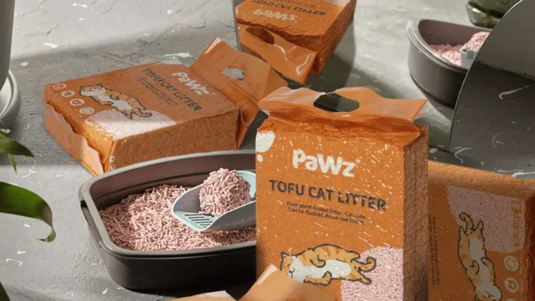 Tofu cat litter